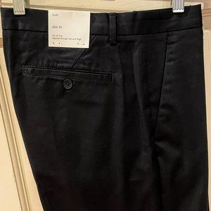 Calvin Klein Slim Fit Black Dress Pants New With Tags 32x30